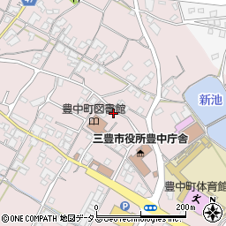 香川県三豊市豊中町本山甲241周辺の地図