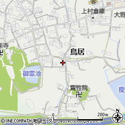 和歌山県海南市鳥居320-4周辺の地図