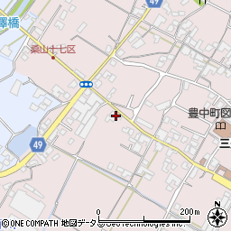 香川県三豊市豊中町本山甲748周辺の地図
