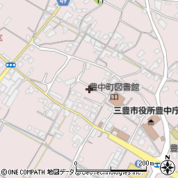香川県三豊市豊中町本山甲348周辺の地図