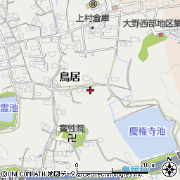 和歌山県海南市鳥居445-7周辺の地図