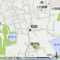 和歌山県海南市鳥居460周辺の地図