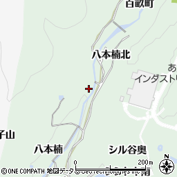 徳島県板野町（板野郡）松谷（八本楠）周辺の地図