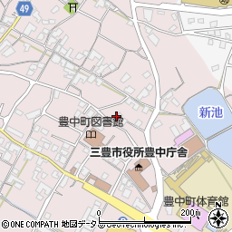 香川県三豊市豊中町本山甲243周辺の地図