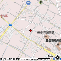 香川県三豊市豊中町本山甲356周辺の地図