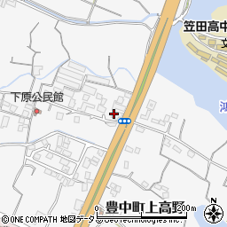 香川県三豊市豊中町上高野3788周辺の地図
