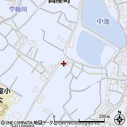 香川県観音寺市高屋町1967周辺の地図