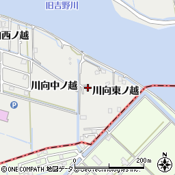 徳島県鳴門市大津町徳長川向東ノ越22-2周辺の地図