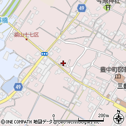 香川県三豊市豊中町本山甲652周辺の地図