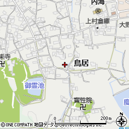 和歌山県海南市鳥居317周辺の地図