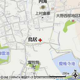 和歌山県海南市鳥居469周辺の地図