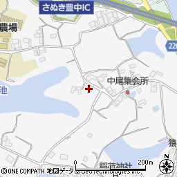 香川県三豊市豊中町上高野3591周辺の地図