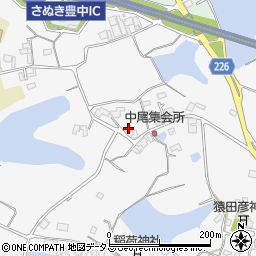 香川県三豊市豊中町上高野3236周辺の地図