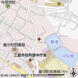 香川県三豊市豊中町本山甲182周辺の地図