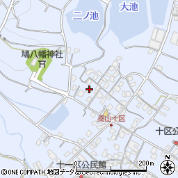 香川県三豊市豊中町岡本619-1周辺の地図