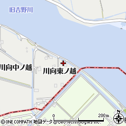 徳島県鳴門市大津町徳長川向東ノ越47-2周辺の地図