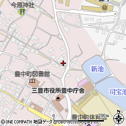 香川県三豊市豊中町本山甲285周辺の地図