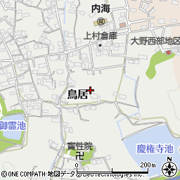 和歌山県海南市鳥居482周辺の地図