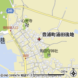 山口県下関市豊浦町大字涌田後地2063周辺の地図