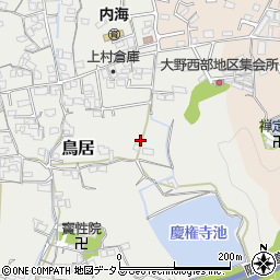 和歌山県海南市鳥居480周辺の地図