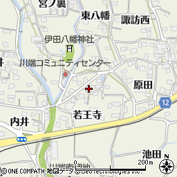 徳島県板野郡板野町川端若王寺周辺の地図