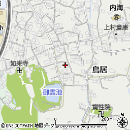 和歌山県海南市鳥居326周辺の地図