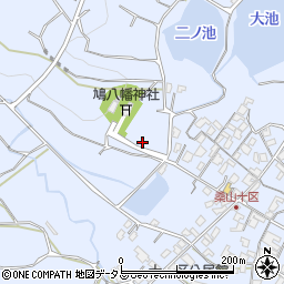 香川県三豊市豊中町岡本580-3周辺の地図