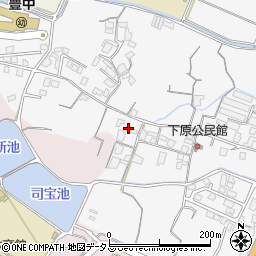 香川県三豊市豊中町上高野3833周辺の地図