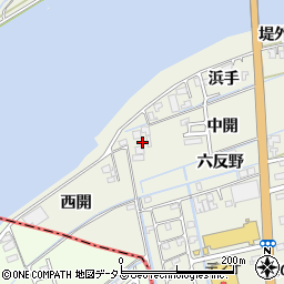 徳島県鳴門市大津町矢倉中開45周辺の地図