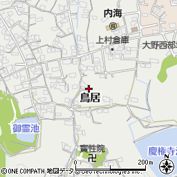 和歌山県海南市鳥居468周辺の地図
