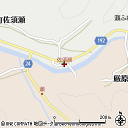 佐須瀬周辺の地図