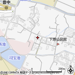 香川県三豊市豊中町上高野3832周辺の地図