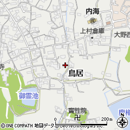 和歌山県海南市鳥居315周辺の地図