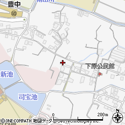 香川県三豊市豊中町上高野3836周辺の地図