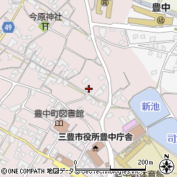 香川県三豊市豊中町本山甲288周辺の地図