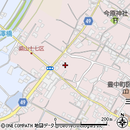 香川県三豊市豊中町本山甲641周辺の地図