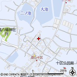 香川県三豊市豊中町岡本604周辺の地図