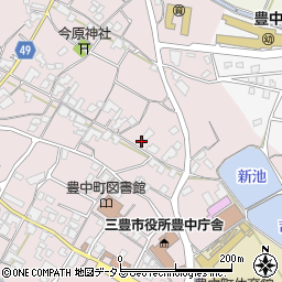 香川県三豊市豊中町本山甲290周辺の地図