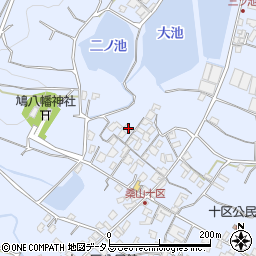 香川県三豊市豊中町岡本615周辺の地図