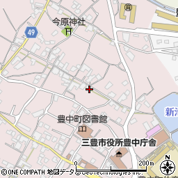 香川県三豊市豊中町本山甲301周辺の地図