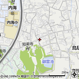 和歌山県海南市鳥居290周辺の地図