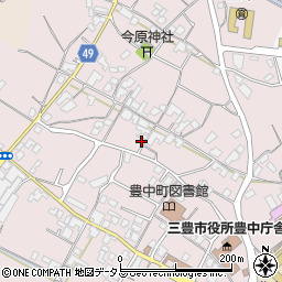 香川県三豊市豊中町本山甲371周辺の地図