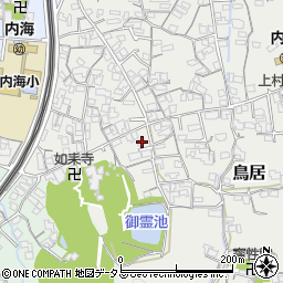 和歌山県海南市鳥居301周辺の地図