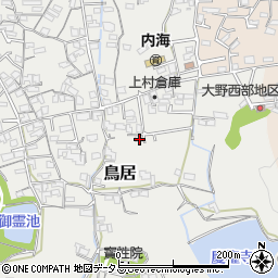 和歌山県海南市鳥居489周辺の地図