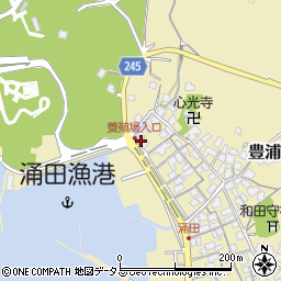 山口県下関市豊浦町大字涌田後地598-2周辺の地図