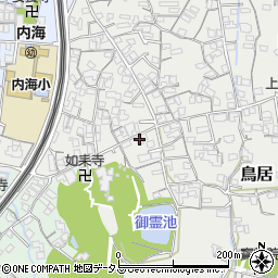 和歌山県海南市鳥居291周辺の地図