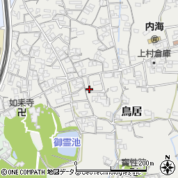 和歌山県海南市鳥居310周辺の地図