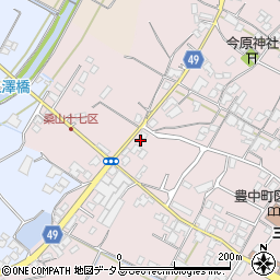 香川県三豊市豊中町本山甲642周辺の地図