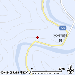 奈良県吉野郡上北山村小橡136周辺の地図