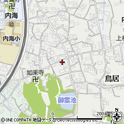 和歌山県海南市鳥居302周辺の地図